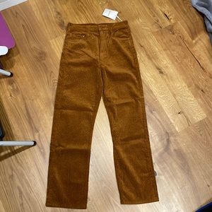 NWT Mother corduroy pants size 27